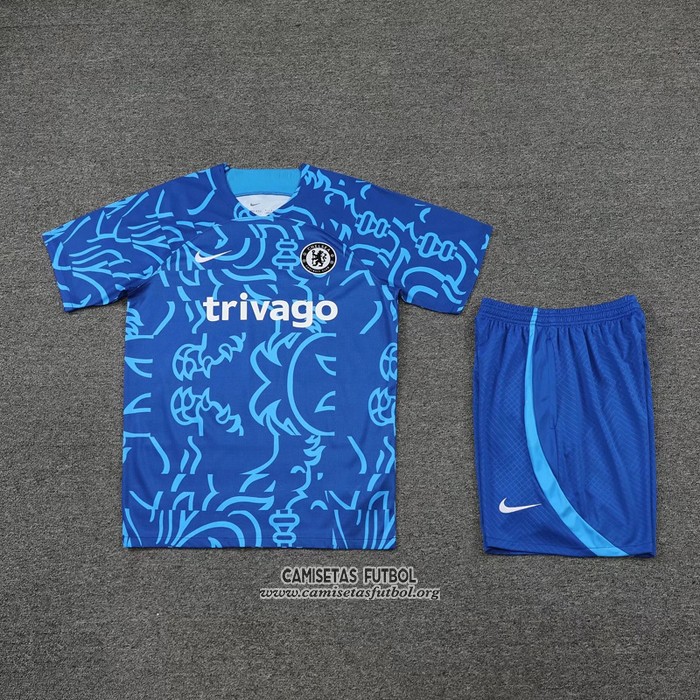 Chandal del Chelsea Manga Corta 2022/2023 Azul - Pantalon Corto